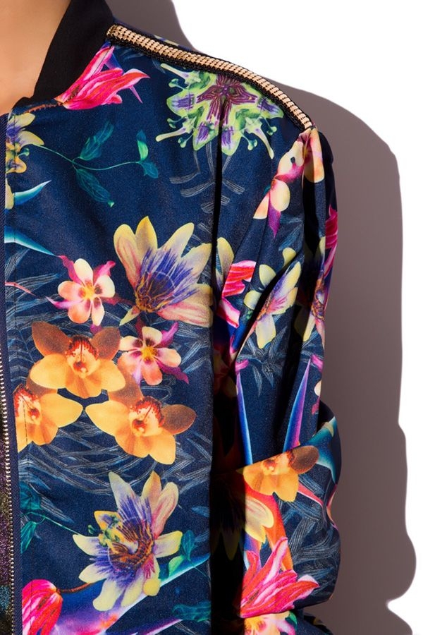 bomber flores detalle